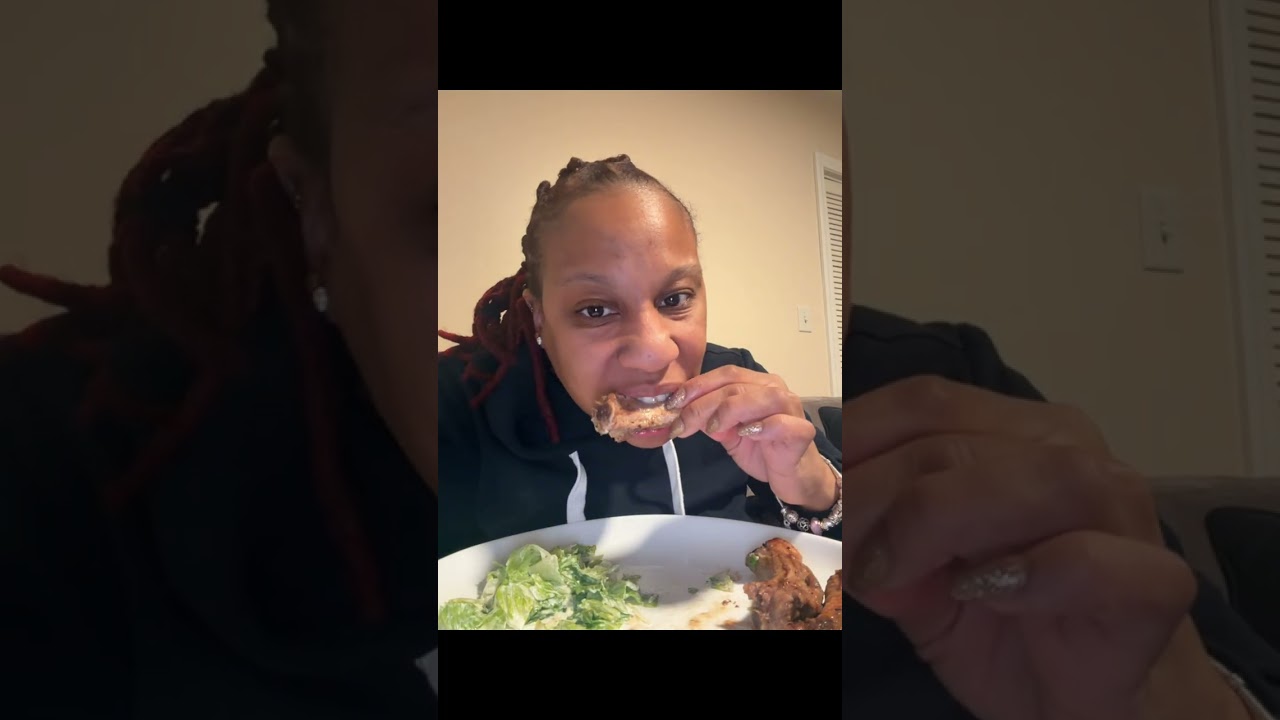 quick salad & ribs dinner 