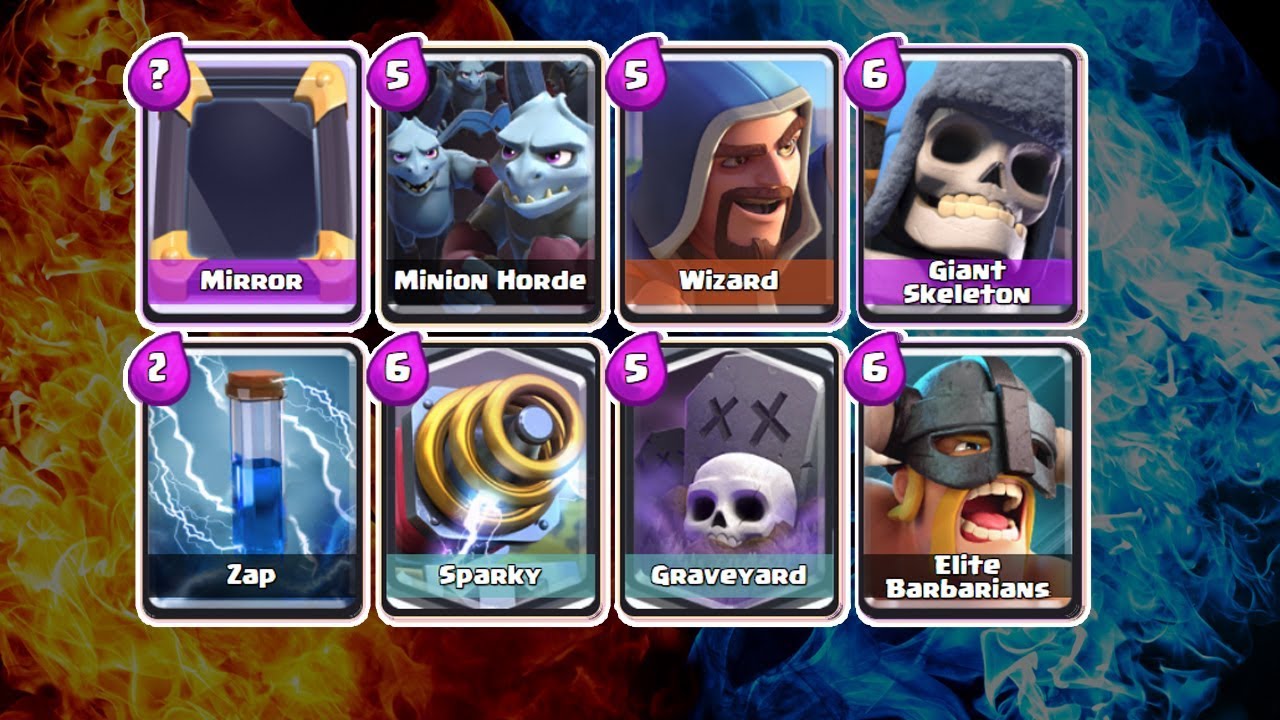 Clash Royale Deck 4.6 Elixir | SKELETON GIANT | WIZARD | ELITE BARBARIANS | GRAVEYARD