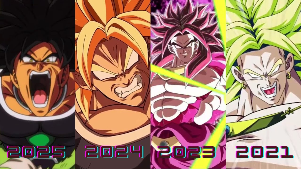 Evolution of Broly Animations 2015-2025 DBZ Dokkan Battle