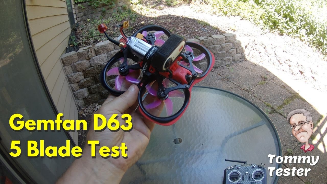 FPV Cinewhoop | Gemfan D63 5 blade test | Sub250 2.5 inch