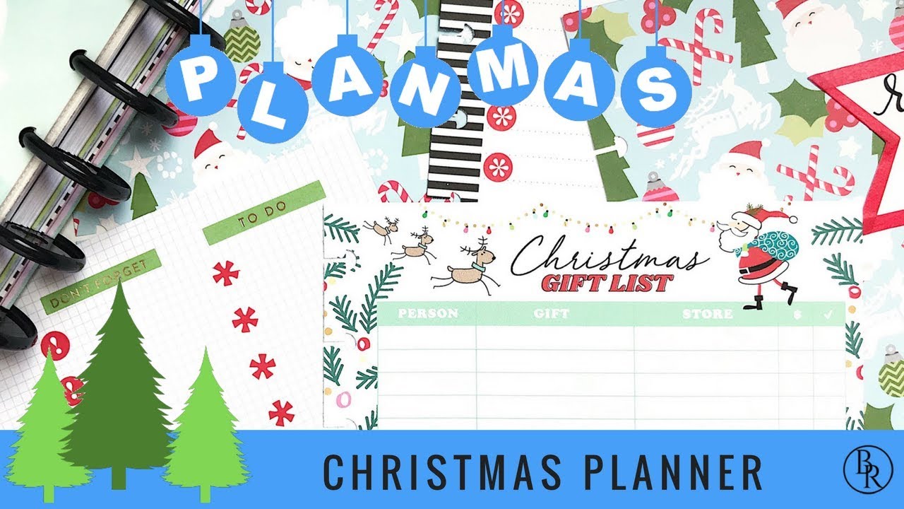 Plan with Me: Christmas Planner Section // PLANMAS Day 6 | Plans by Rochelle