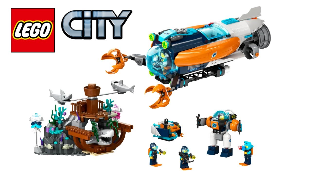 LEGO City Forscher-U-Boot (60379) - Speed build