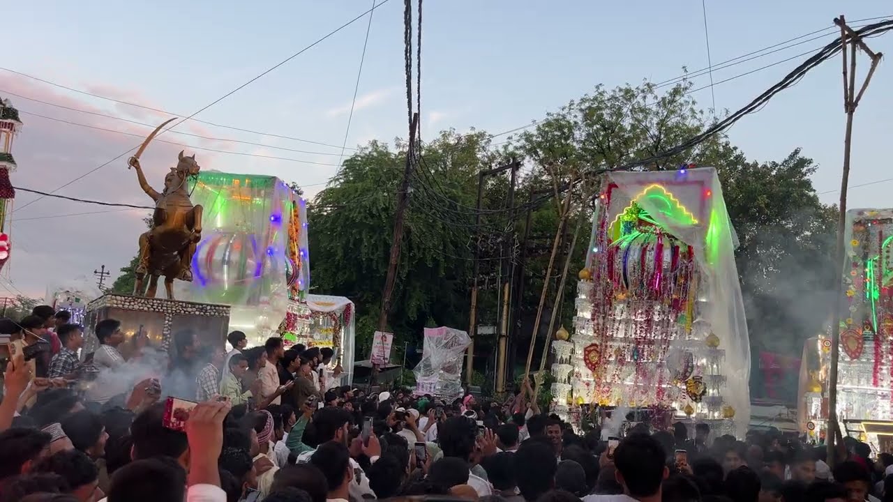 Sadar Bazar Misil Jhansi Muharram 2025 | Jhansi Muharram Full Video Chand 9 Tareekh