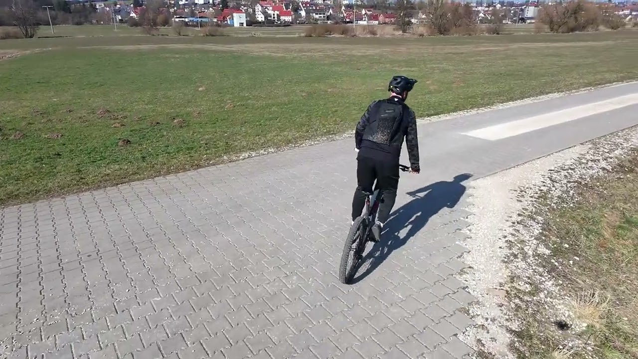 Frühlingsausfahrt mit Tochter