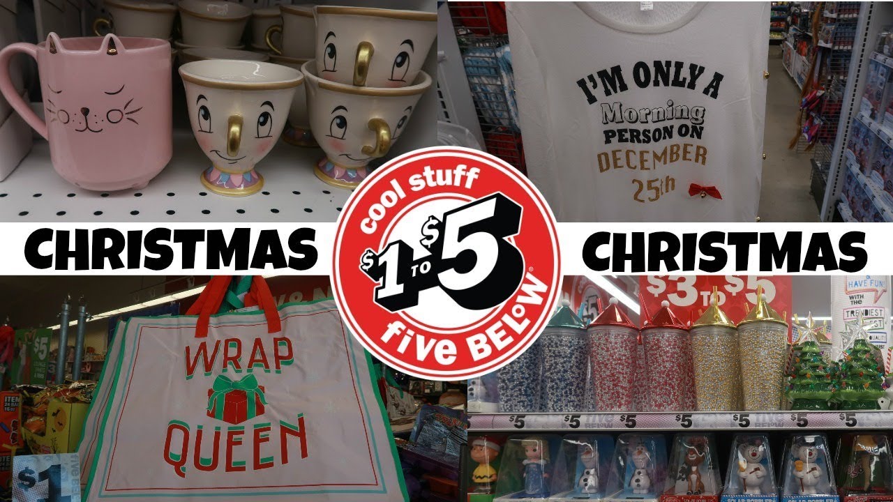 FIVE BELOW SHOPPING!!! NEW CHRISTMAS GOODIES 2019