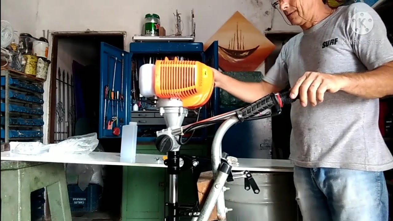 MOTOR DE POPA 3HP- TROCANDO MANETE DE ACELERADOR.