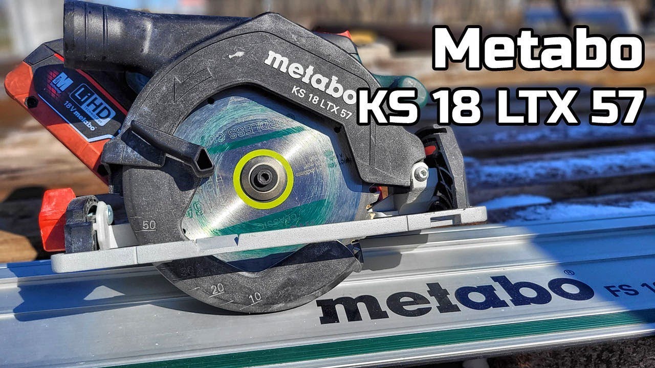 Metabo KS 18 LTX 57 - Test - Pilarka 18V + Szyna Metabo FS160