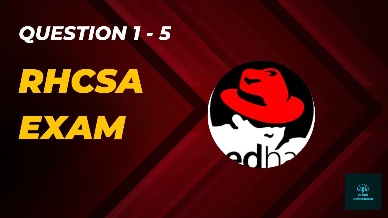 RHCSA Solution | Machine-1| Question 1- 5| | Part-1 | Redhat Ex200 |