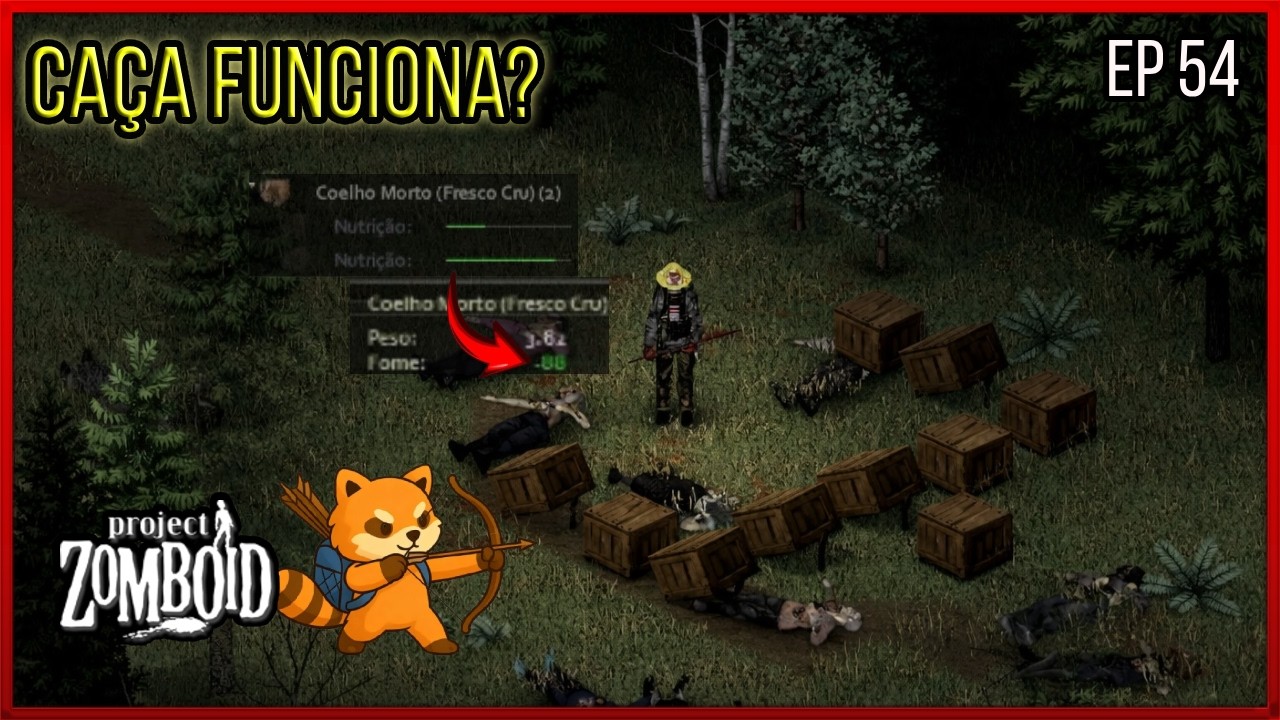 Caça no Project Zomboid: Da Teoria à Prática - Ep 54