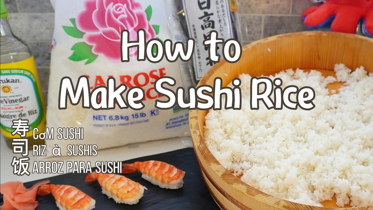 How to make sushi rice in a pot 壽司醋飯 正宗做法 how to cook perfect sushi rice in a pot