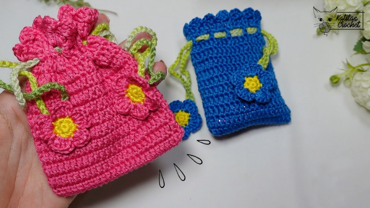 Muy fácil!! 🤩 mini bolsos a crochet | Idea para negocio #crochet #tutorial #diy