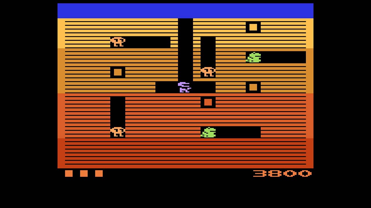 Dig Dug - Atari 2600 Gameplay