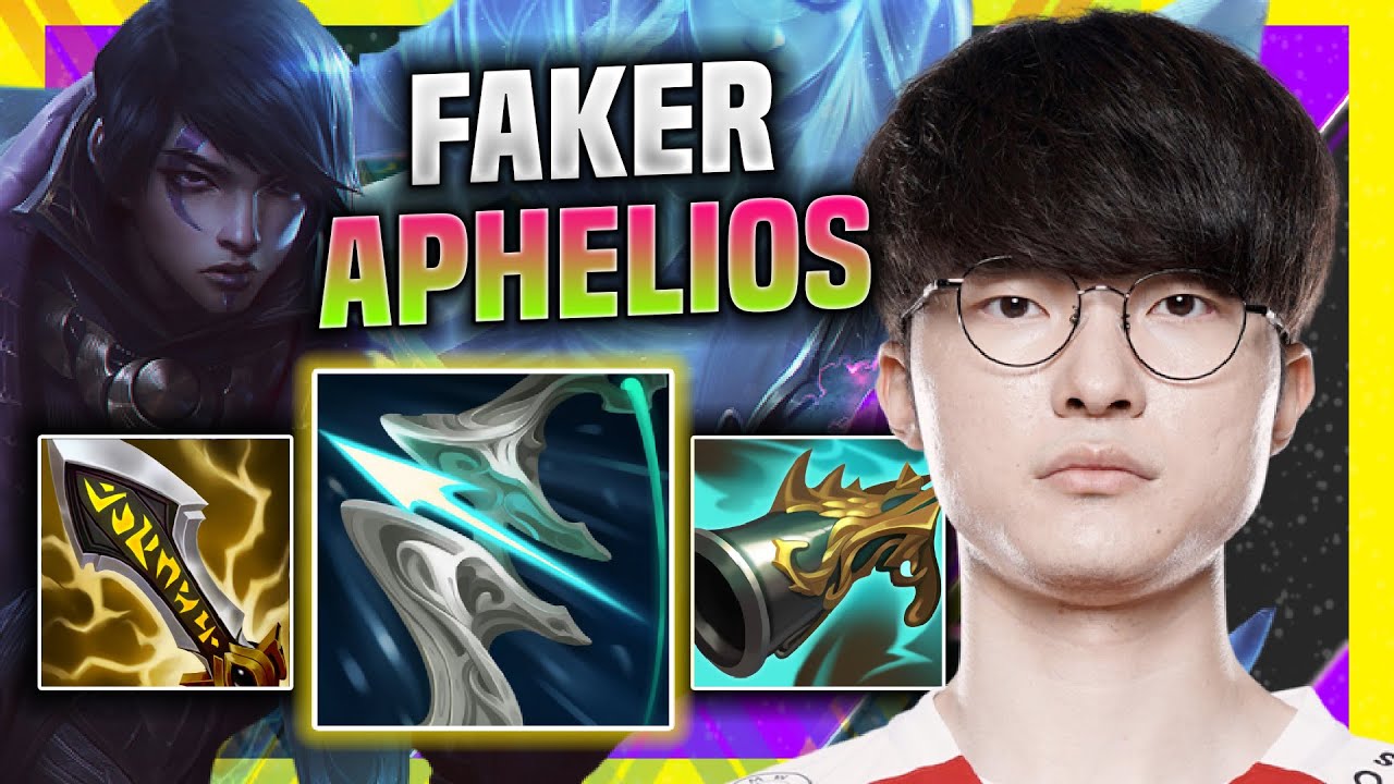 FAKER PERFECT GAME WITH APHELIOS! - T1 Faker Plays Aphelios ADC vs Draven! | Season 11