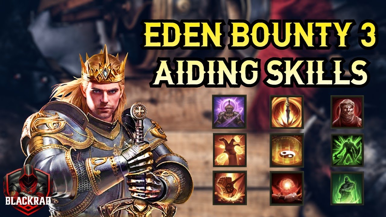 Руководство по навыкам помощи в игре Eden BOUNTY 3 - Rise of Castles Ice and Fire