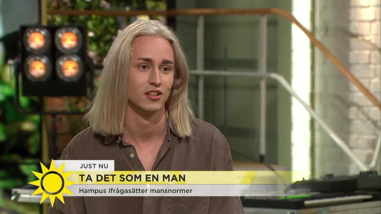 Hampus Nessvold om mansrollen: Få män visar upp nyanser idag - Nyhetsmorgon (TV4)