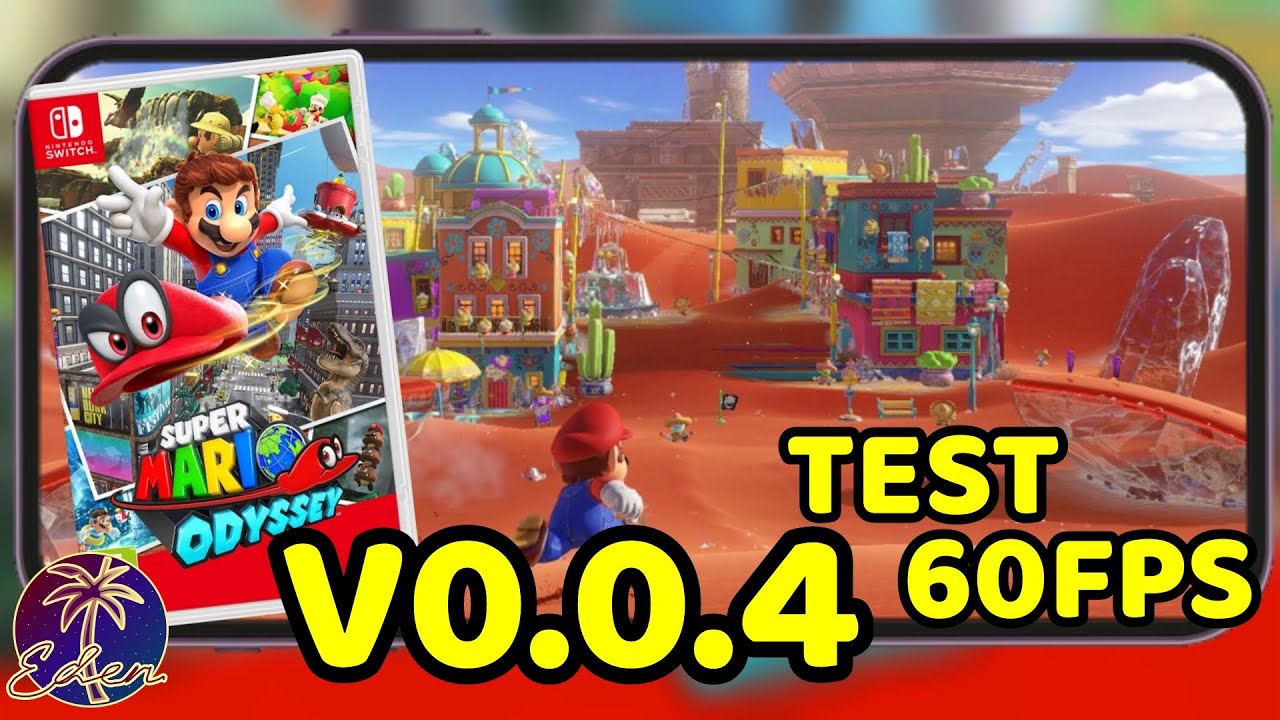 🔥Mario Odyssey Corre A 60 FPS 😱 Gameplay Test
