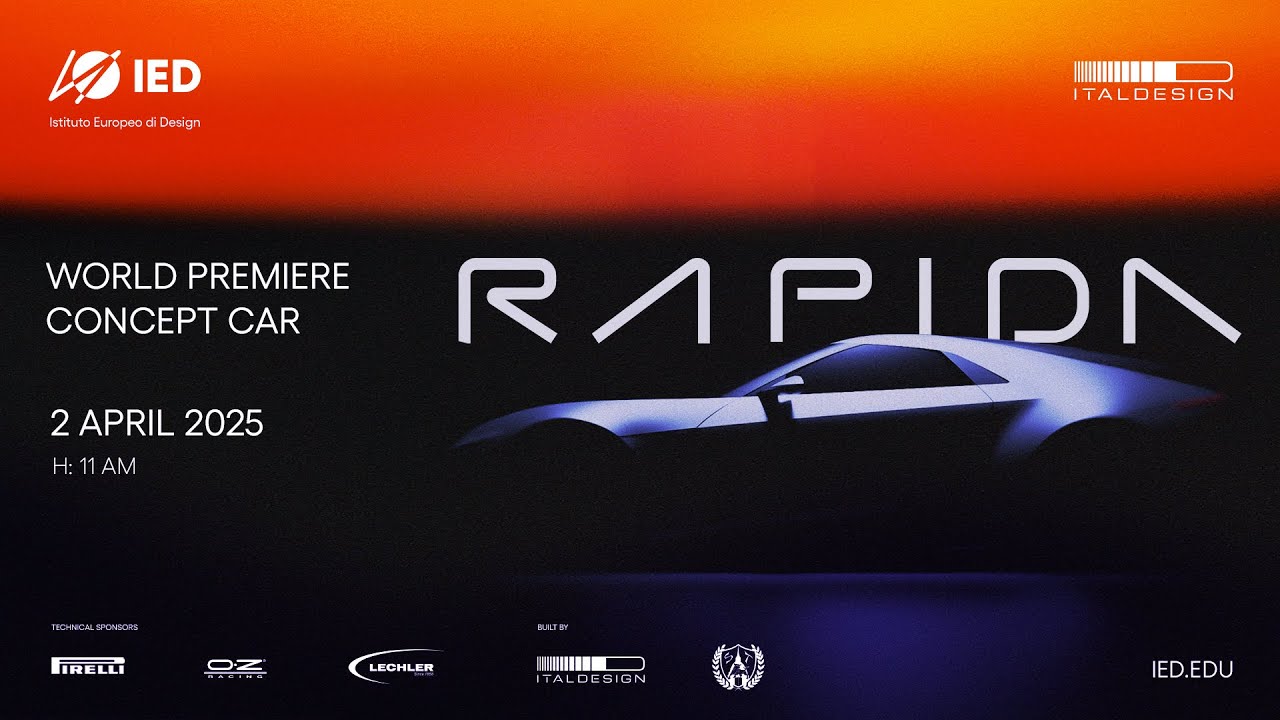 IED Torino presenta Rapida, la nuova Vision realizzata in collaborazione con Italdesign