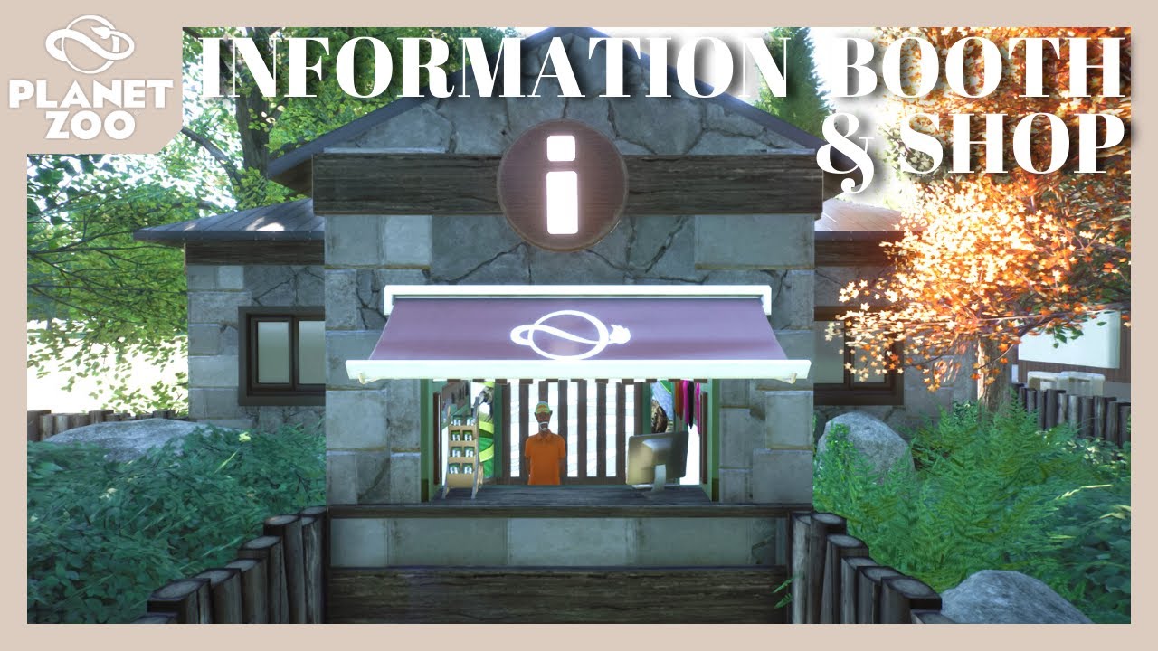 Planet Zoo: Information Booth & Shop 🦒
