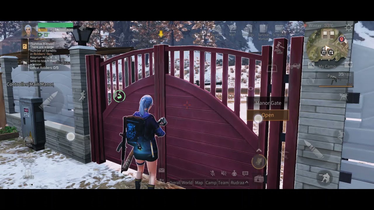 LifeAfter Android Mobile - Upgrade Weapons & Upgrade Manor 7 (HDR Graphic)