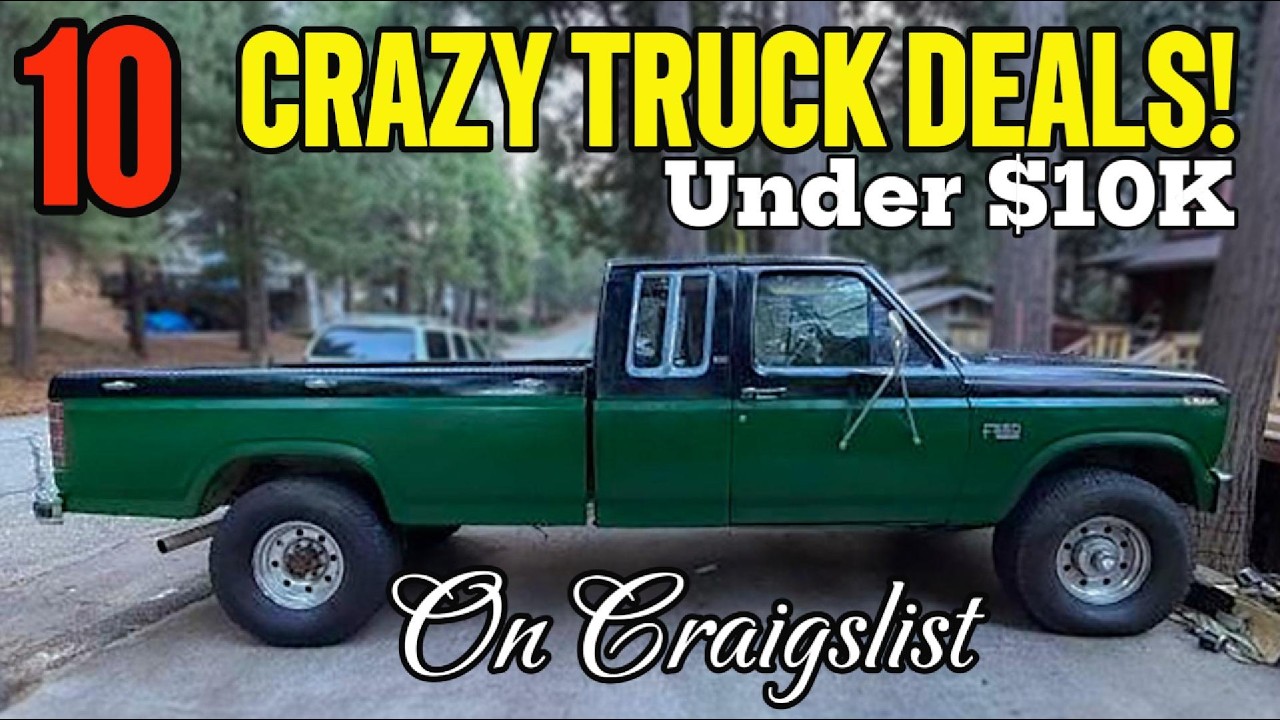 Under $10K?! 10 Crazy Truck Deals Found on Craigslist