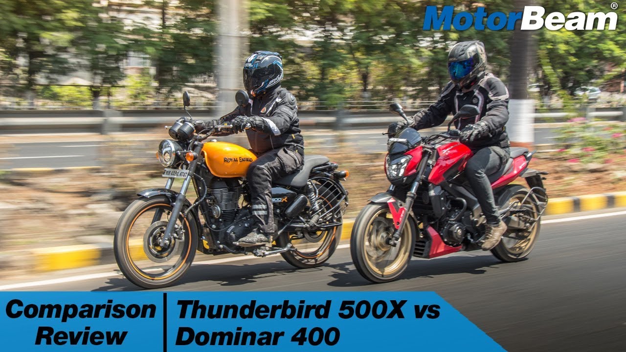 Thunderbird 500X vs Dominar 400 - Comparison Review | MotorBeam