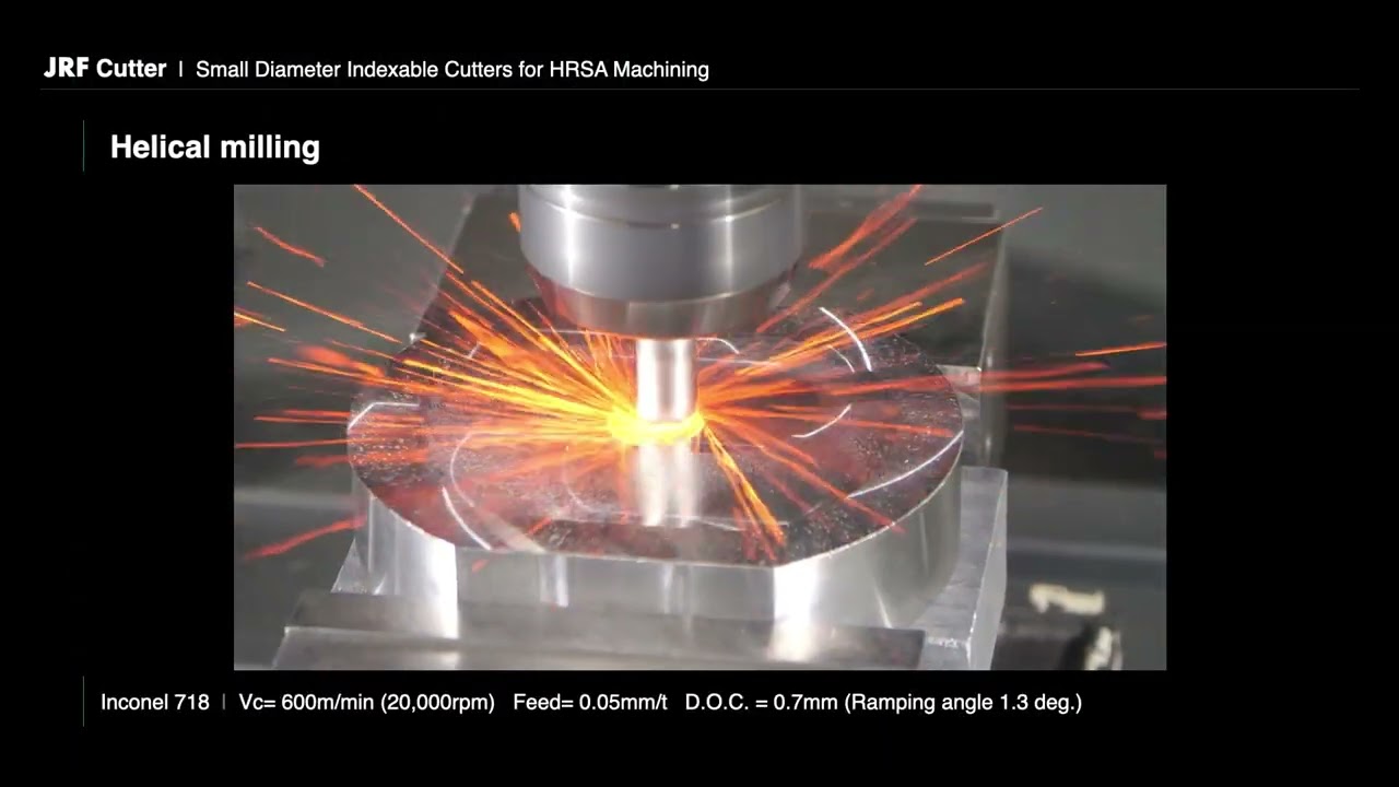 Small-diameter milling cutter for machining heat-resistant alloys. #emo #cutting #tools #inconel