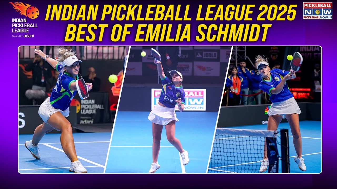 Indian Pickleball League: Best of Emilia Schmidt | IPBL 2025 | Capital Warriors Gurgaon