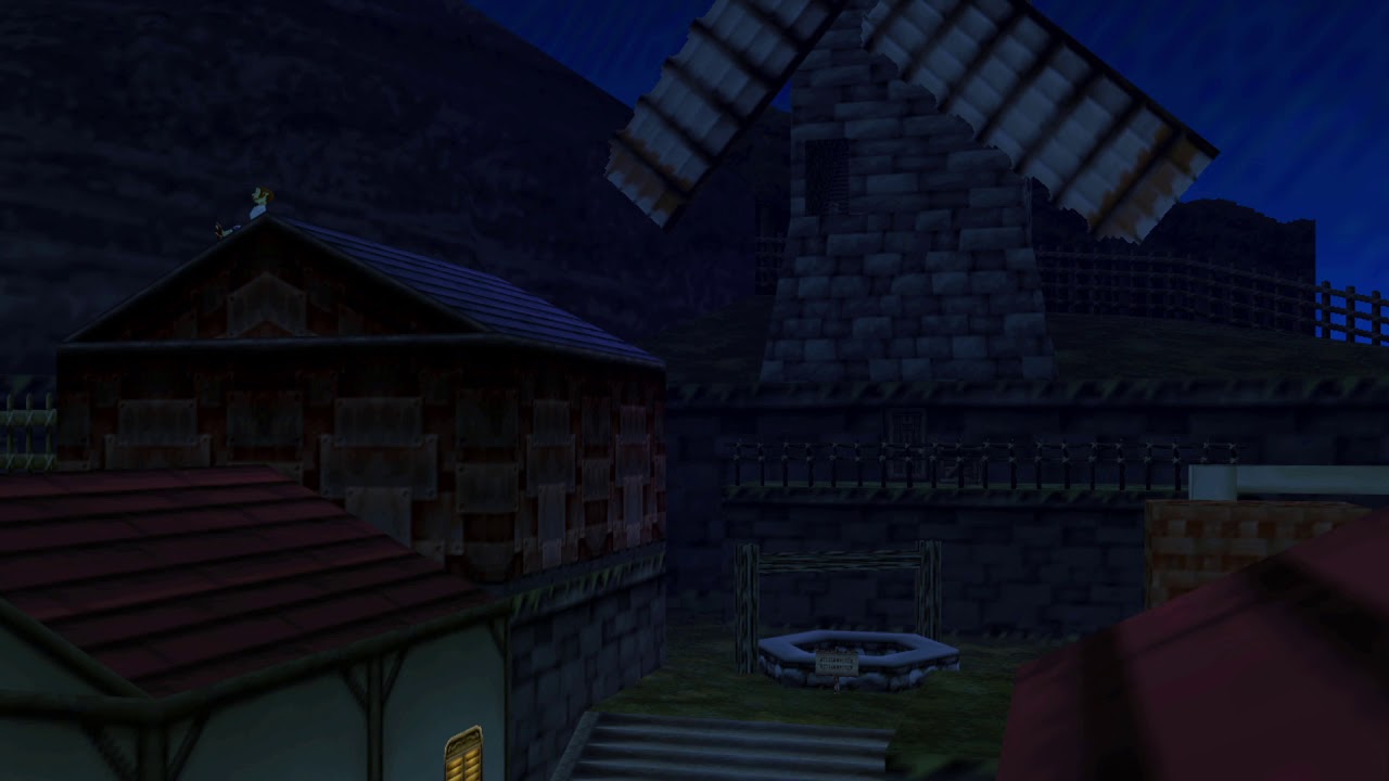 Ocarina of Time Ambiance - Kakariko Village (Night) - 10 Hours [Redone]