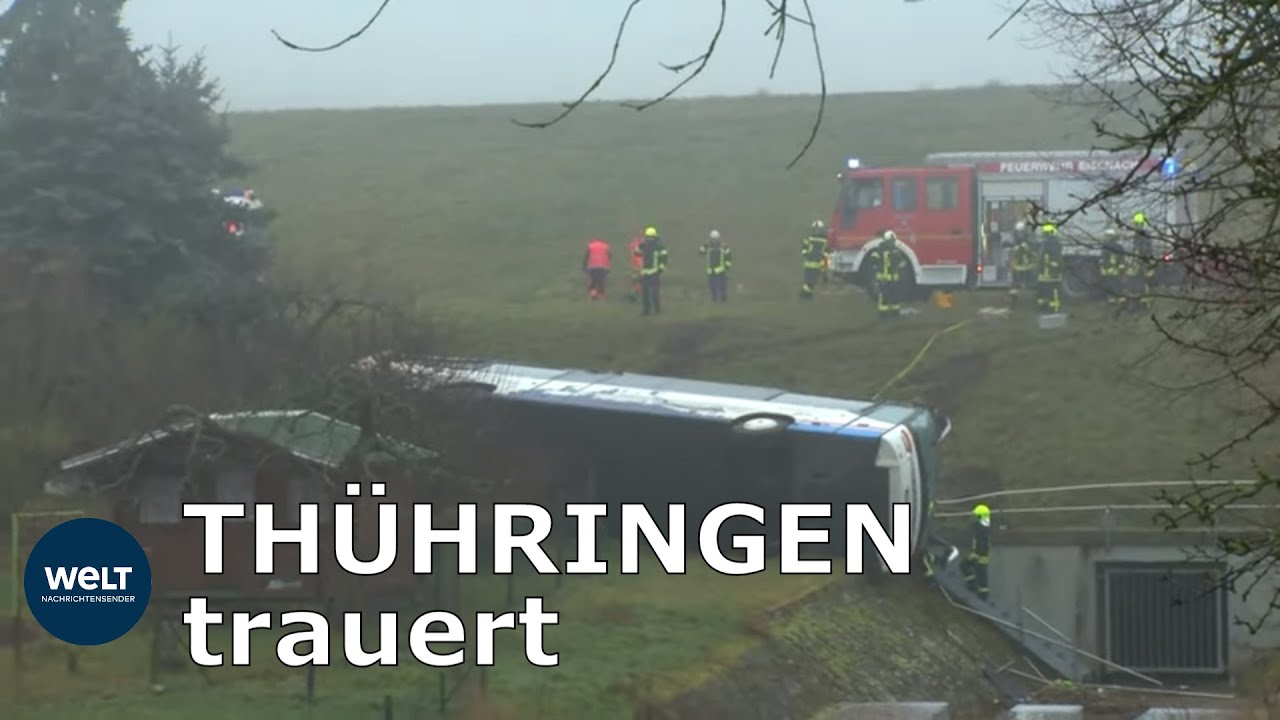 DORF IM SCHOCKZUSTAND: Tödlicher Schulbusunfall bei Eisenach