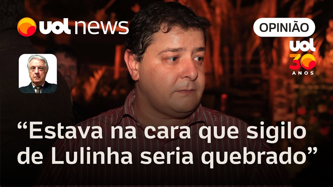 Lulinha poderia ter se antecipado, estava na cara que o sigilo seria quebrado | Maierovitch