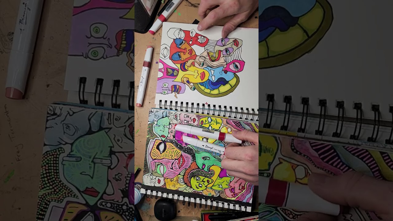 Filling Out My Sketchbooks