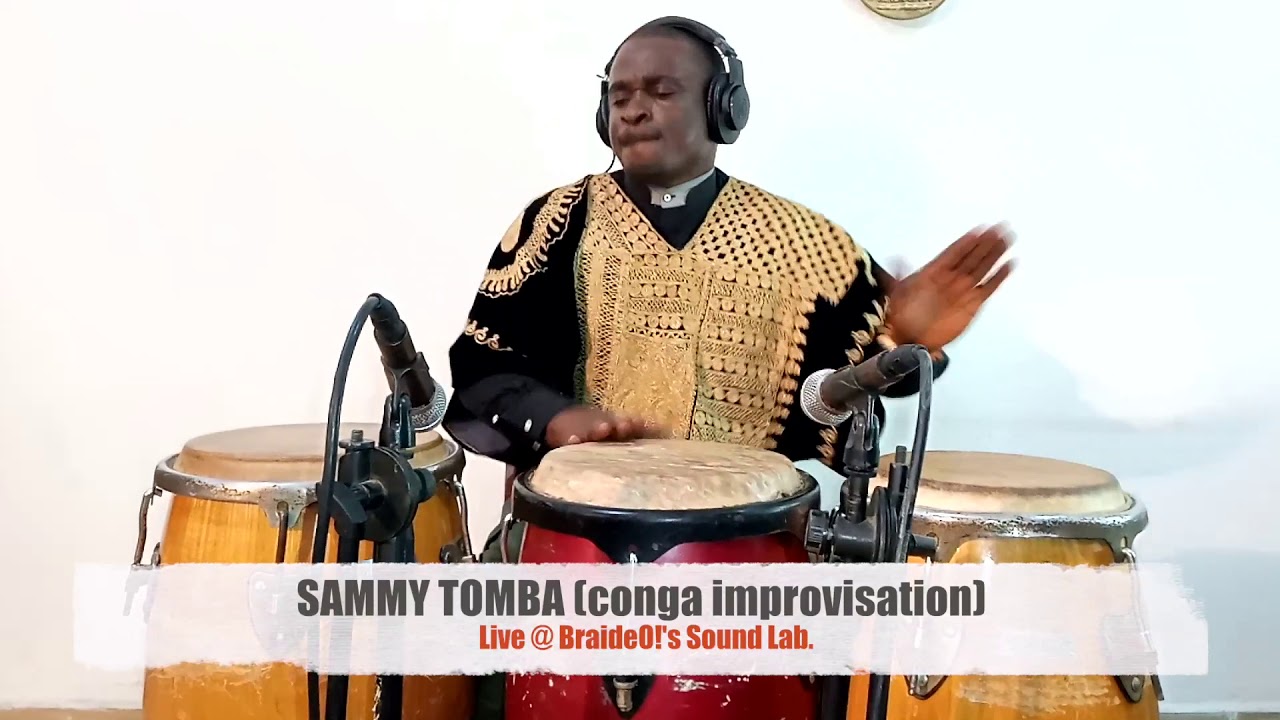 200+ West African conga grooves in 8mins feat SAMMY TOMBA (Perc. improvisation)