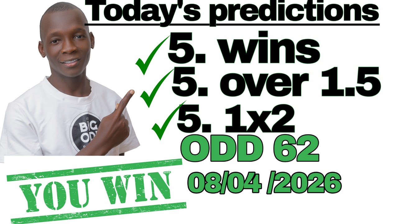 5 SURE WINS BETTING TIPS 08/04/2026 SOCCER PREDICTIONS TODAY | BETTING TIPS, #footballpredictions