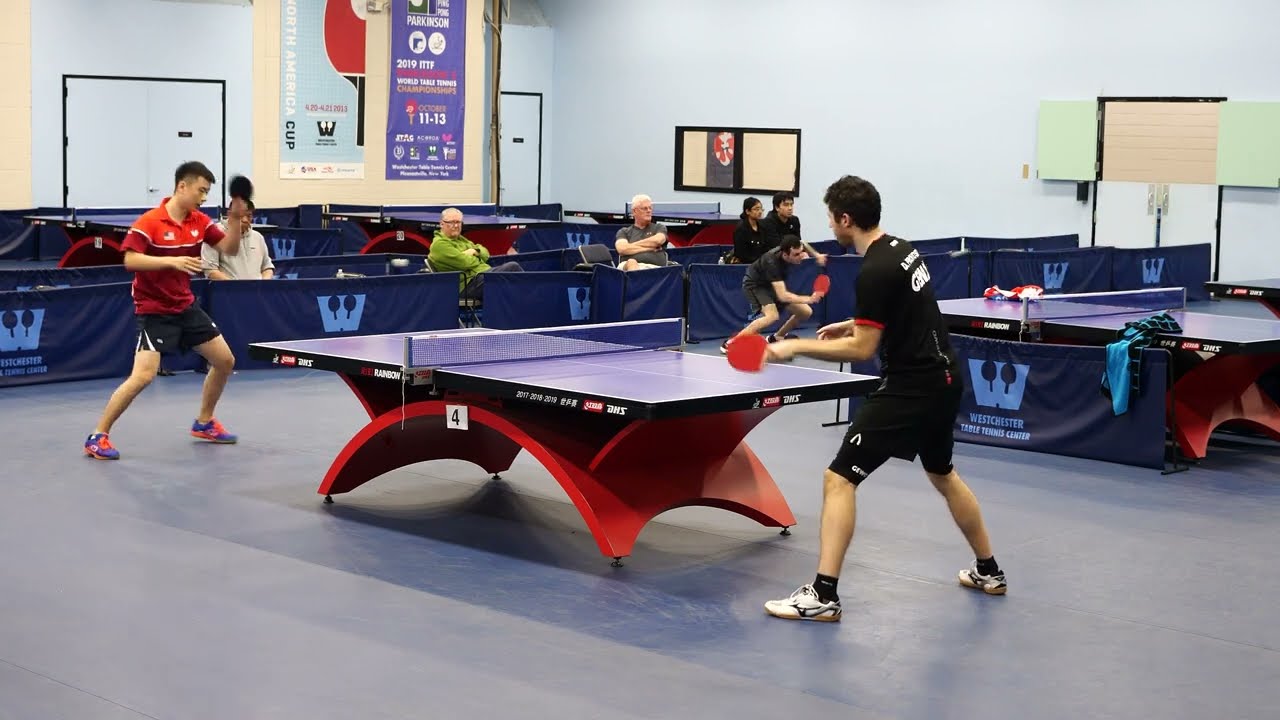 Westchester Table Tennis Center April 2022 Open Singles Final - Jishan Liang vs Damien Provost