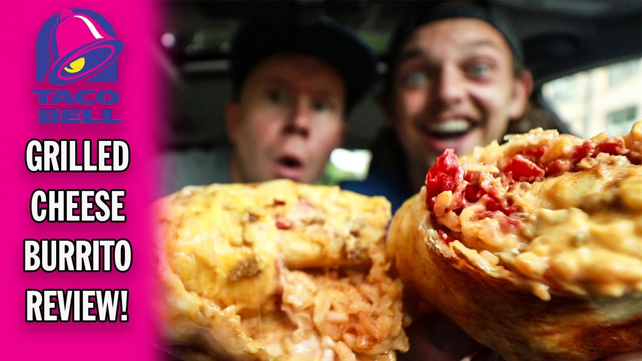 Taco Bell's NEW Grilled Cheese Burrito Review!