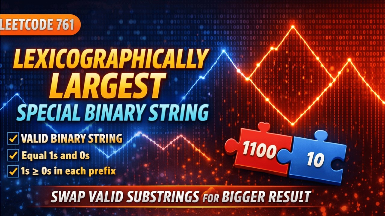 Feb 20, 2026 - Leetcode Problem #761. Special Binary String
