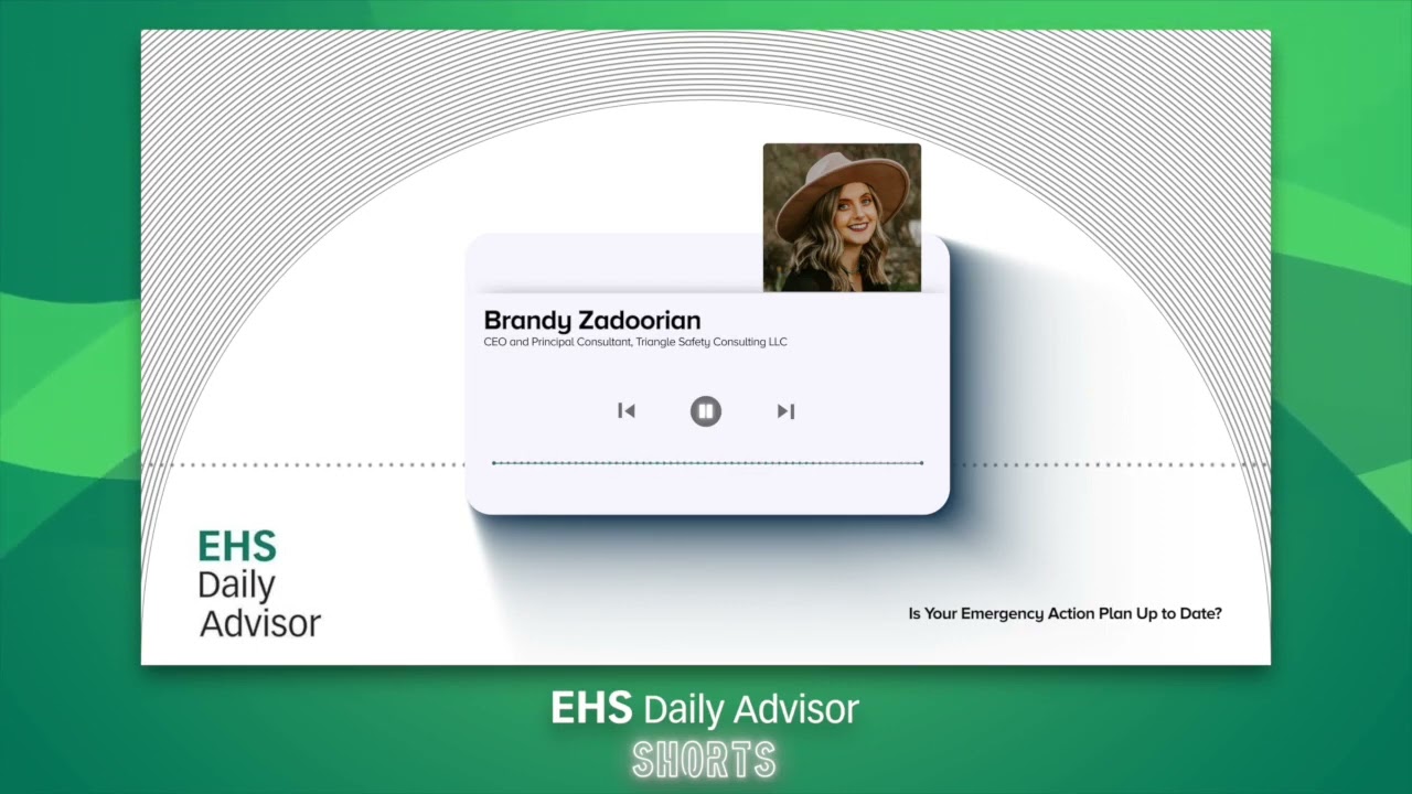 EHSDA Shorts - Written EAP Requirements