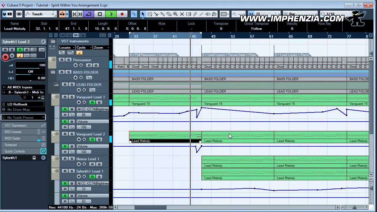 Arranging a full trance song - How I arranged Spirit Within You