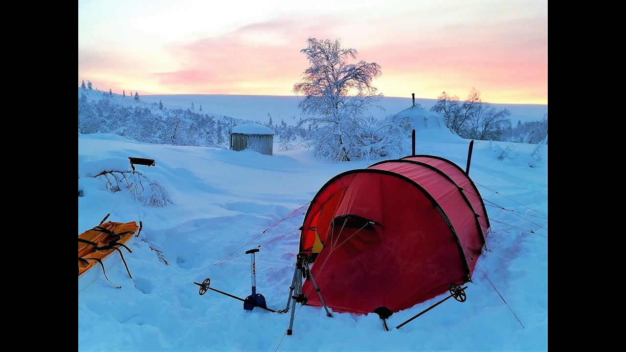 Tunneliteltan pystytys talvella, Hilleberg Keron 3
