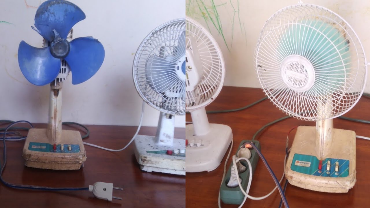 Kipas Angin - Memasang Jala pada Kipas Angin Gundul | Desk Fan