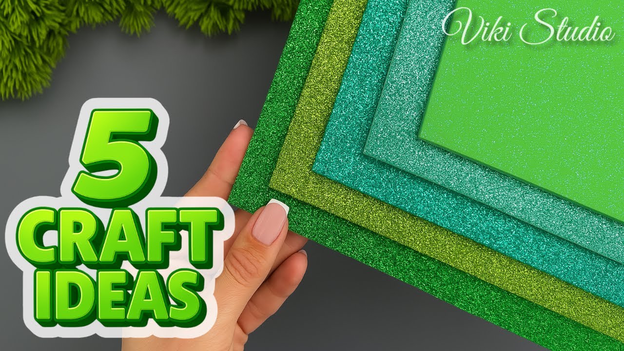 5 EASY BUTTERFLY CRAFT IDEAS 💥 DIY Foam Sheet Crafts!