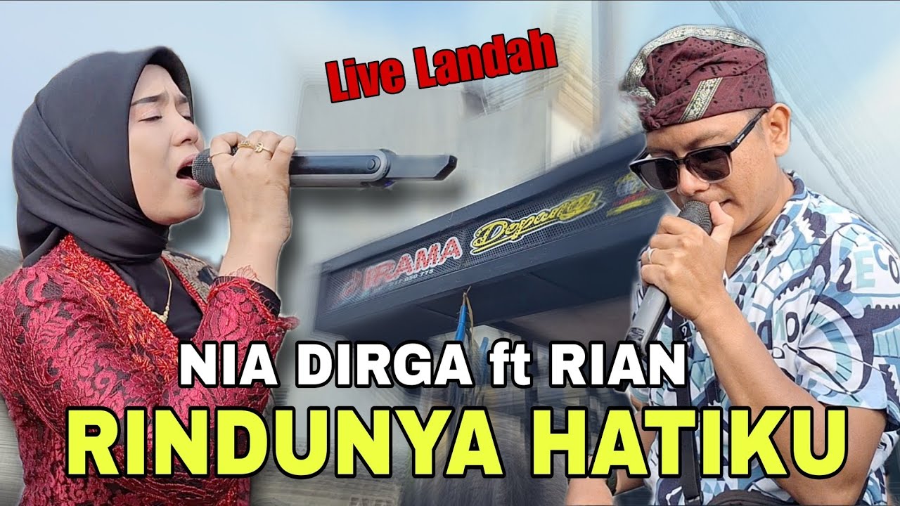 NIA DIRGA ft RIYAN | RINDUNYA HATIKU | IRAMA DOPANG LIVE LANDAH PRAYA TIMUR