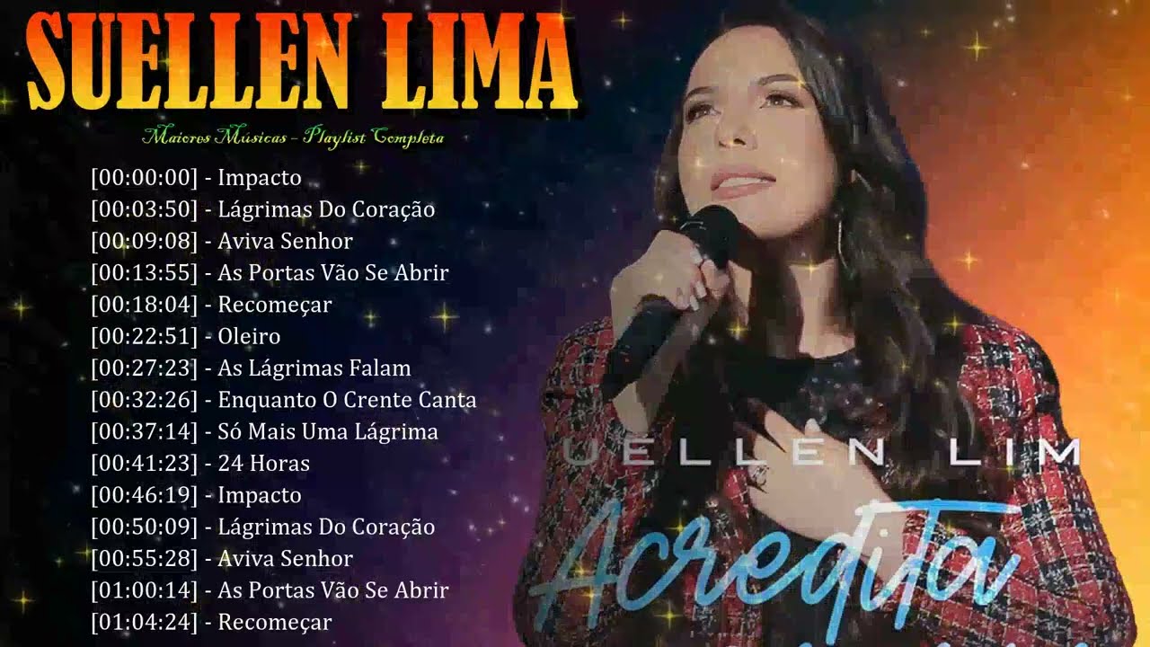 🌸🎤 Suellen Lima - Hinos inspiradores celebrando milagres de Deus em cada verso 🙌💫