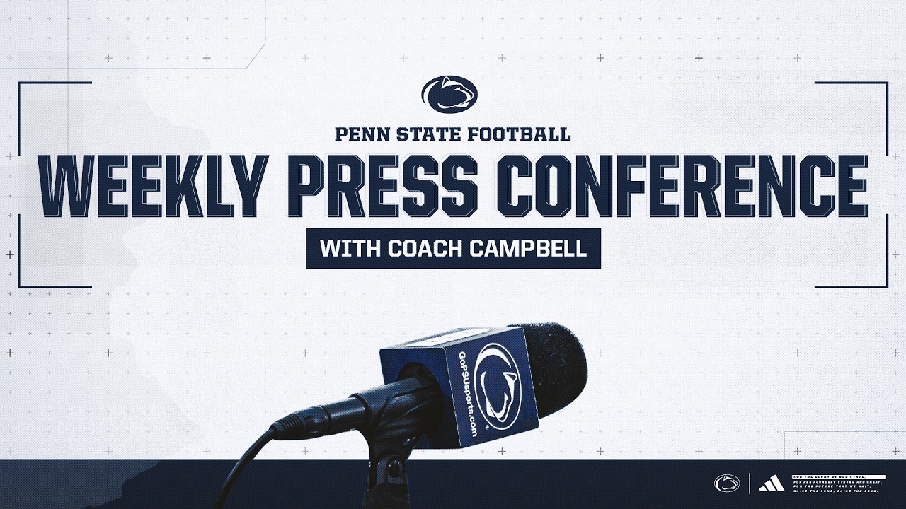 Penn State Football Weekly Press Conference - Week 1