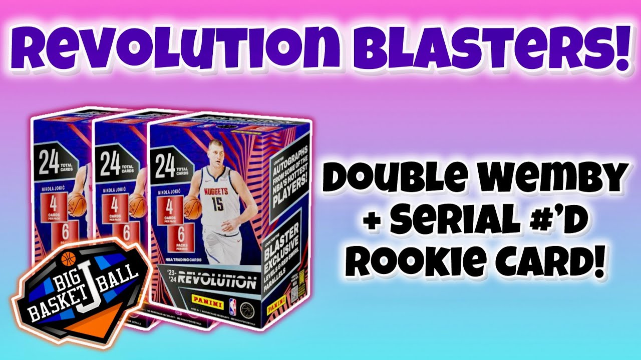 *FIRST LOOK!* 2023-24 Panini Revolution Basketball Blaster Box Break x3 🔥 DOUBLE WEMBY + #’d RC!