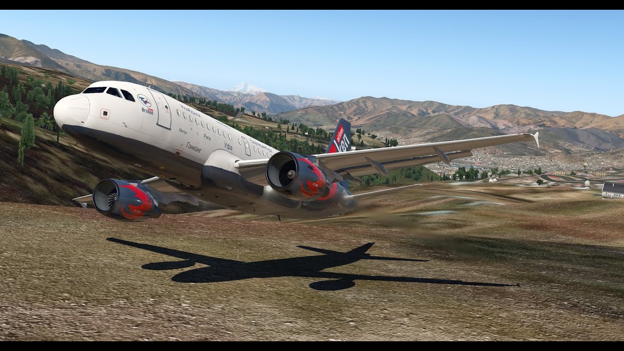 Без права на уход. Direct mode + EO. В Куско на A319 для X-Plane.