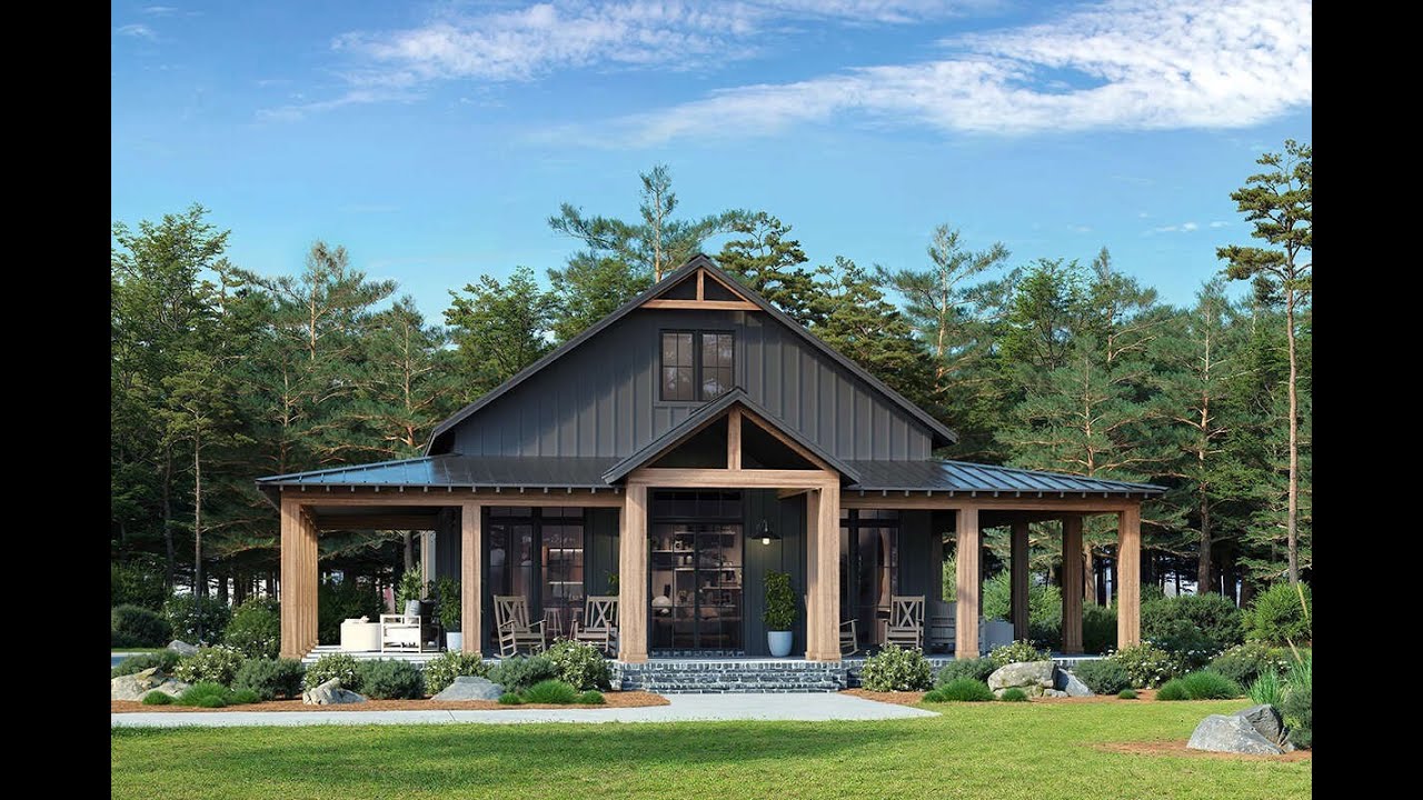 3 BED 2 BATH BARNDOMINIUM HOUSE PLAN WITH 2 CAR GARAGE | PLAN 041-00376