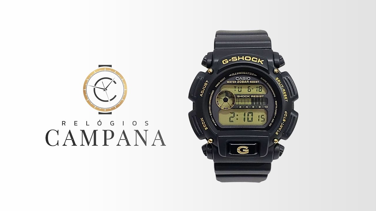 Rel&oacute;gio Casio Masculino Digital G-Shock DW-9052GBX-1A9DR
