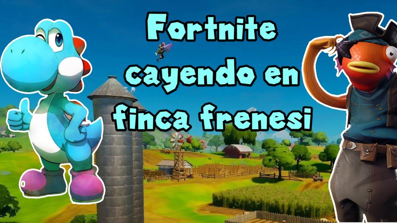 Fortnite cayendo en finca frenesi