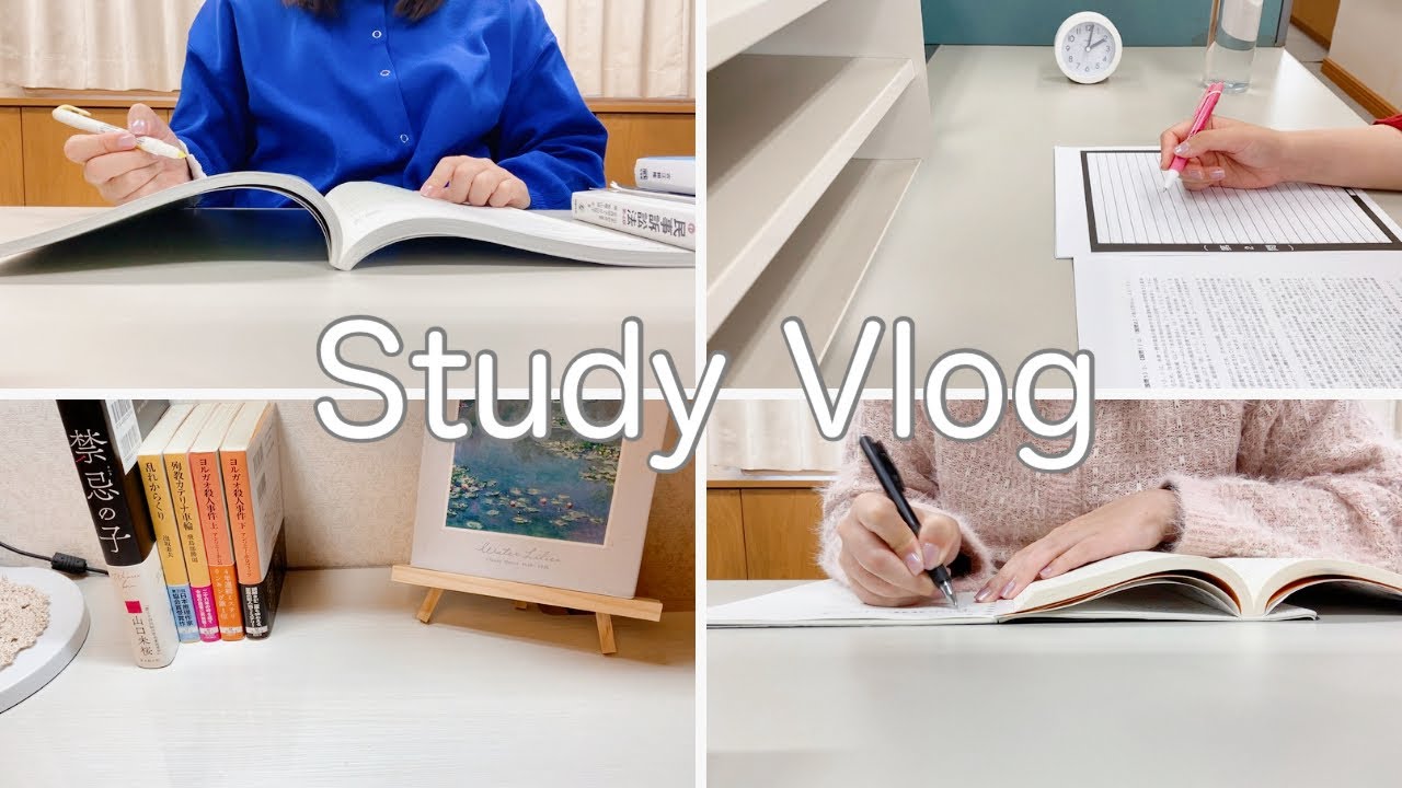 【Study Vlog】国試受験生の3日間の勉強記録｜最近の読了本